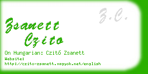 zsanett czito business card